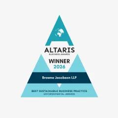 Best Sustainable Business Practice 2026 from Altaris Business Awards
