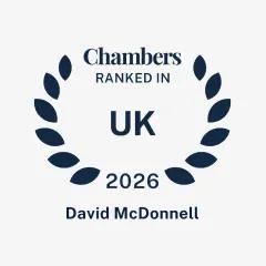 David McDonnell ranked in Chambers & Partners UK