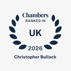 Christopher Bullock ranked in Chambers & Partners UK